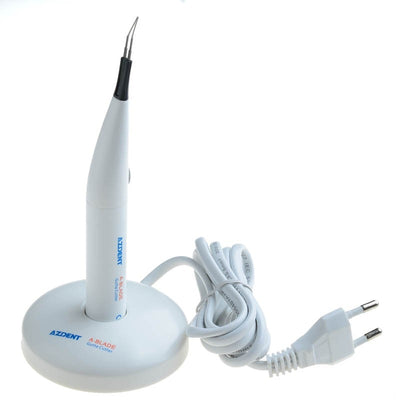 AZDENT A-Blade dental gutta percha cutter set with white charging base, handheld pen, and four replacement tips. - Image 10