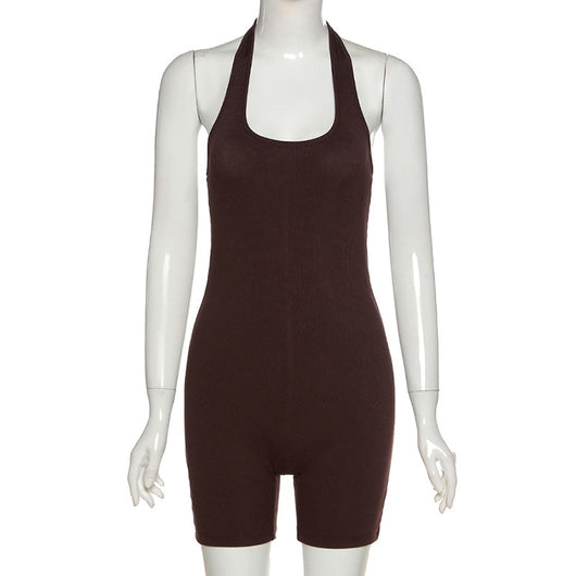 Enterizo Deportivo Ajustado sin Mangas para Mujer - Image 12