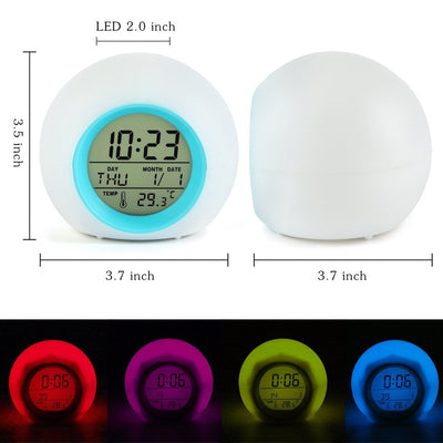 Reloj Despertador Redondo Multicolor - Image 11