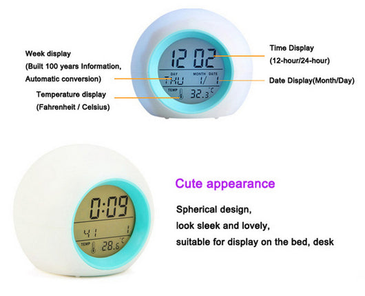 Reloj Despertador Redondo Multicolor - Image 14