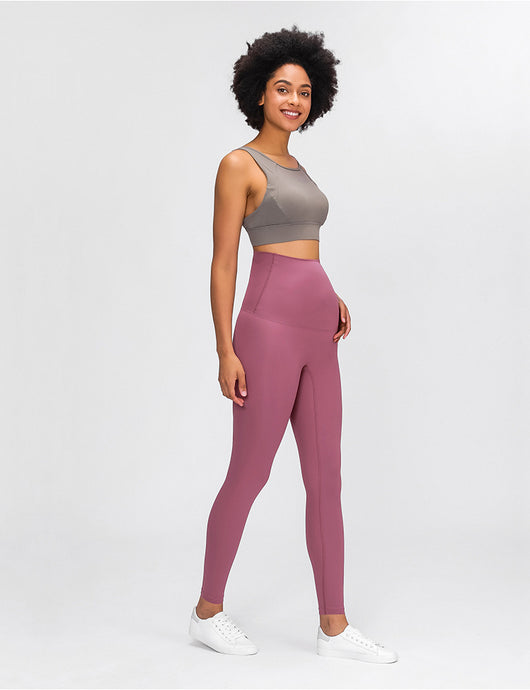 Pantalones de Yoga Cintura Alta con Soporte Abdominal y Diseño Materno - Image 10