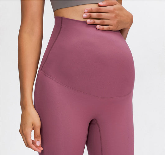 Pantalones de Yoga Cintura Alta con Soporte Abdominal y Diseño Materno - Image 12