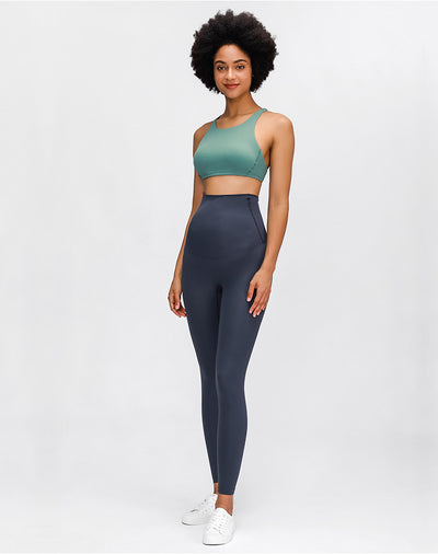 Pantalones de Yoga Cintura Alta con Soporte Abdominal y Diseño Materno - Image 14