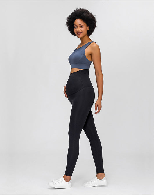 Pantalones de Yoga Cintura Alta con Soporte Abdominal y Diseño Materno - Image 17