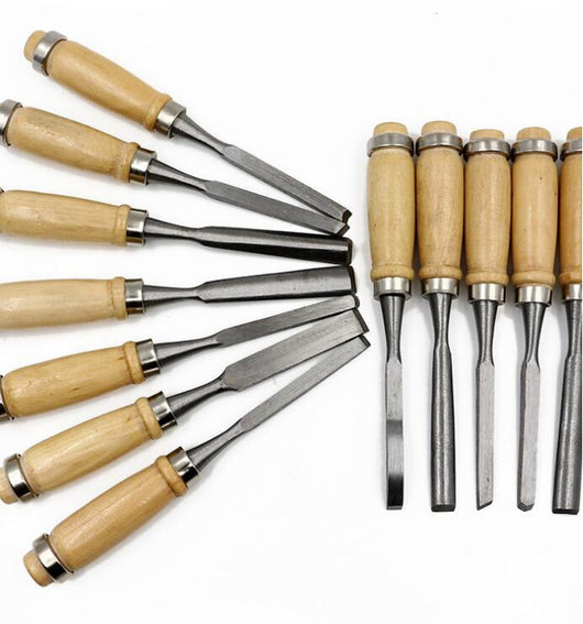 Juego de 12 Herramientas de Tallado en Madera - Cinceles Profesionales - Image 10