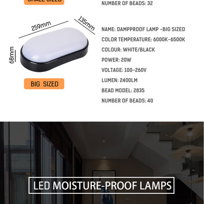 Luminaria LED Impermeable para Entrada y Porche - Image 14