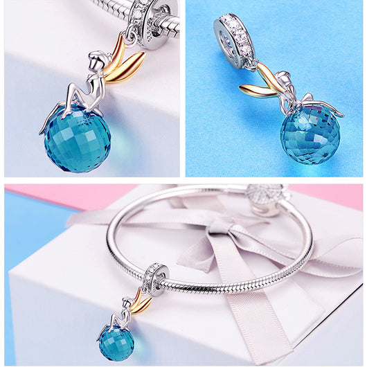 Pulsera de Plata S925 Planeta Hada con Cuentas - Image 12