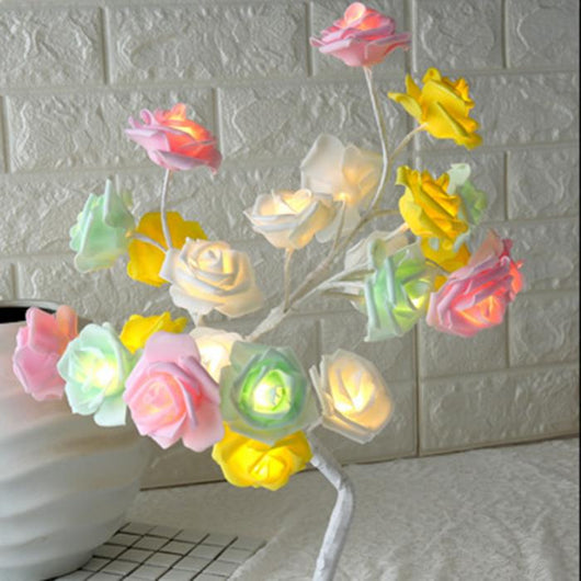 Luz LED Árbol Decorativo Pequeño Rosa - Image 13