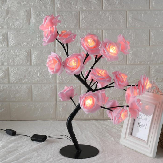 Luz LED Árbol Decorativo Pequeño Rosa - Image 23