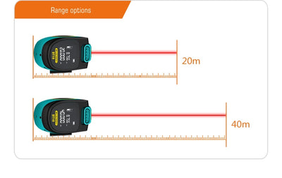Medidor Láser 2 en 1 con Cinta Métrica Electrónica - Image 16