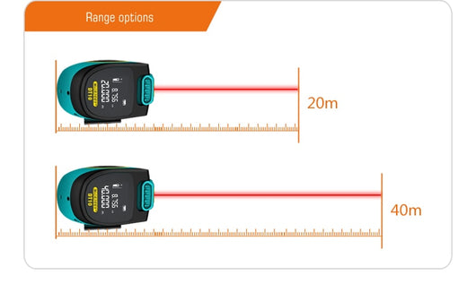 Medidor Láser 2 en 1 con Cinta Métrica Electrónica - Image 16