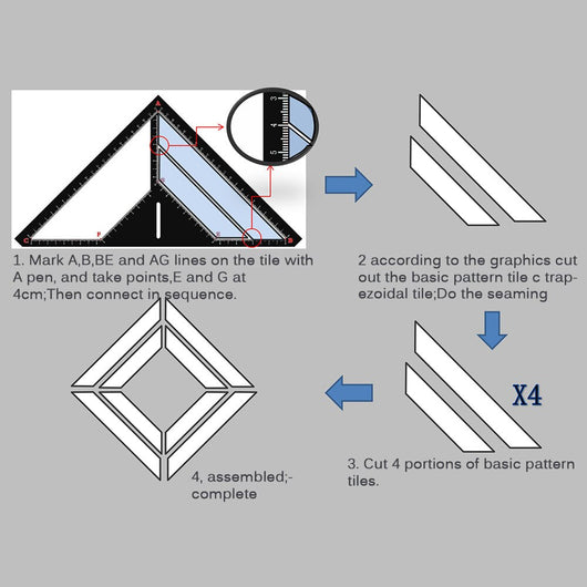 Regla Triangular Multiusos con Desagüe Angular - Image 10