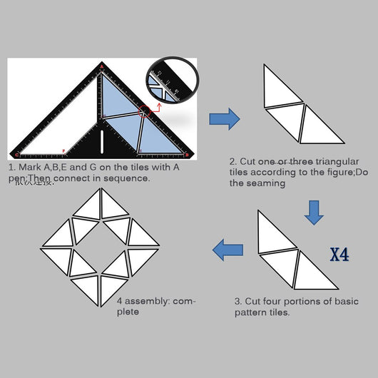 Regla Triangular Multiusos con Desagüe Angular - Image 11