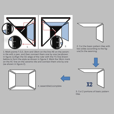 Regla Triangular Multiusos con Desagüe Angular - Image 13