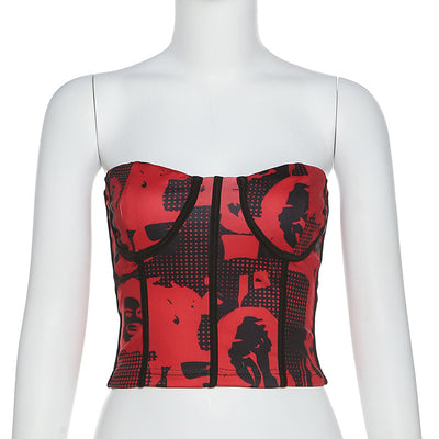 Chaleco Ajustado Asimétrico con Estampado para Mujer - Image 21