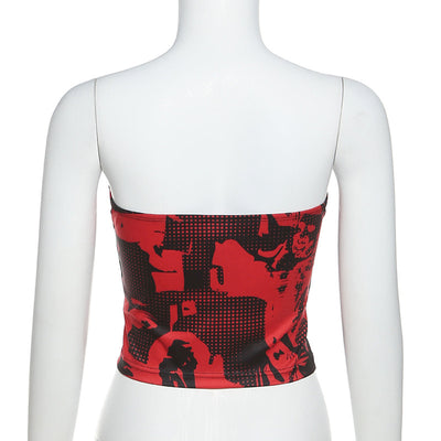 Chaleco Ajustado Asimétrico con Estampado para Mujer - Image 23