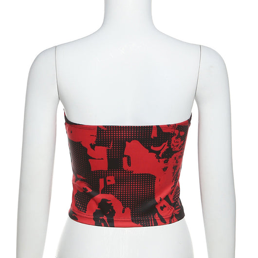 Chaleco Ajustado Asimétrico con Estampado para Mujer - Image 23