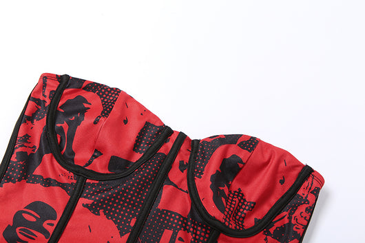 Chaleco Ajustado Asimétrico con Estampado para Mujer - Image 24