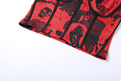 Chaleco Ajustado Asimétrico con Estampado para Mujer - Image 27