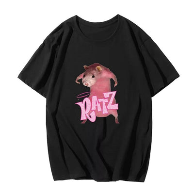 Playera Gótica Kawaii con Estampado - Manga Corta - Image 9