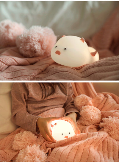 Luz Nocturna de Silicona con Forma de Cerdito - Image 19