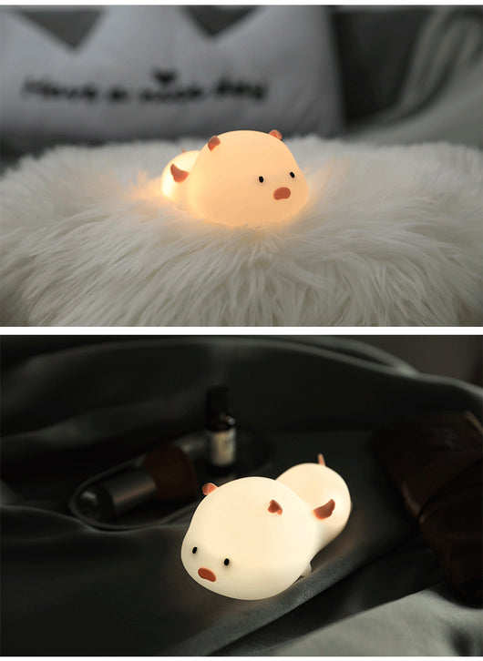 Luz Nocturna de Silicona con Forma de Cerdito - Image 20