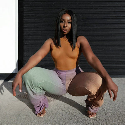 Pantalón Suelto de Cintura Alta para Mujer - Diseño Colorido y Versátil - Image 10