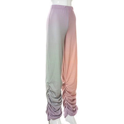 Pantalón Suelto de Cintura Alta para Mujer - Diseño Colorido y Versátil - Image 13