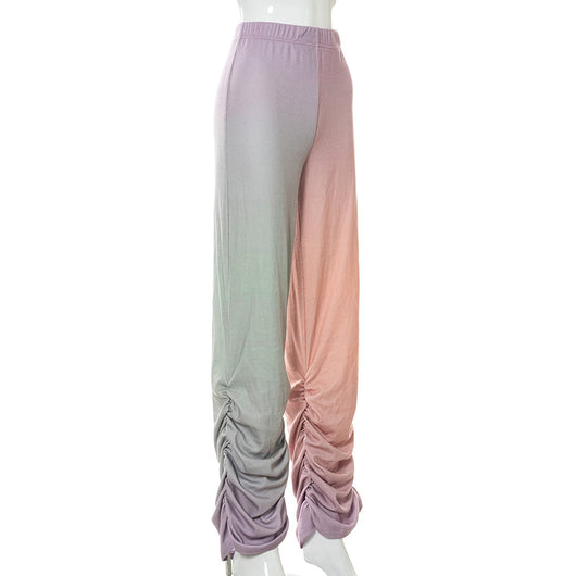 Pantalón Suelto de Cintura Alta para Mujer - Diseño Colorido y Versátil - Image 13