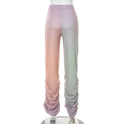 Pantalón Suelto de Cintura Alta para Mujer - Diseño Colorido y Versátil - Image 14