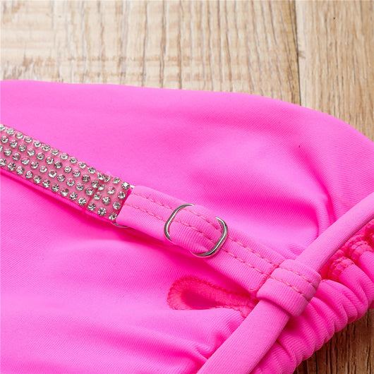 Bikini Triangular Diamantado Estilo Europeo Americano - Traje de Baño Dividido Elegante para Mujer - Image 16