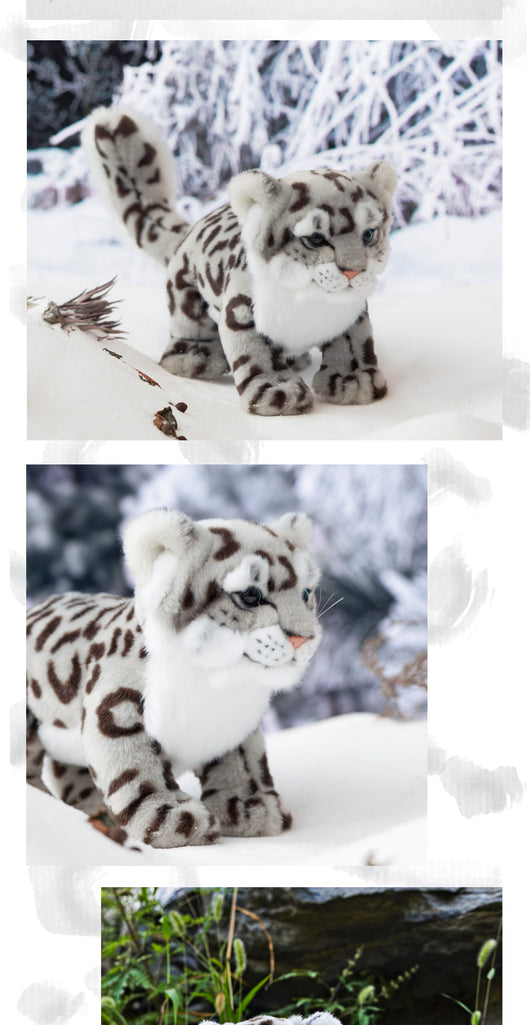 Peluche Leopardo de Nieve - Juguete Realista de Simulación - Image 8