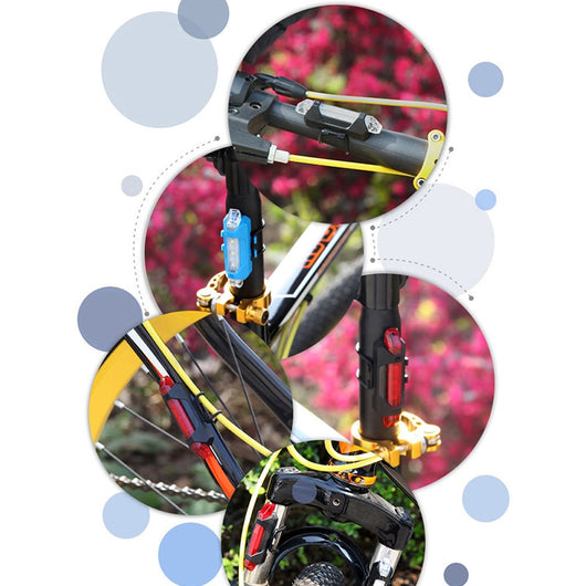 Kit de Luces LED para Bicicleta USB Recargables - Delantera y Trasera - Image 13