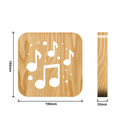 Lámpara LED 3D de Madera con Luz Cálida - Iluminación de Ambiente - Image 9