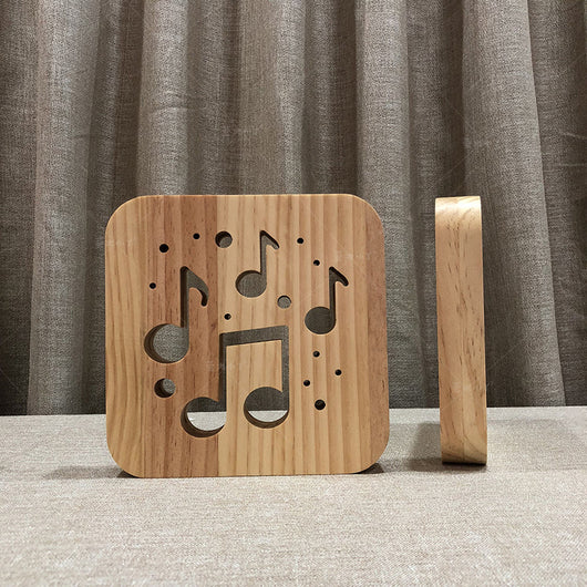 Lámpara LED 3D de Madera con Luz Cálida - Iluminación de Ambiente - Image 11