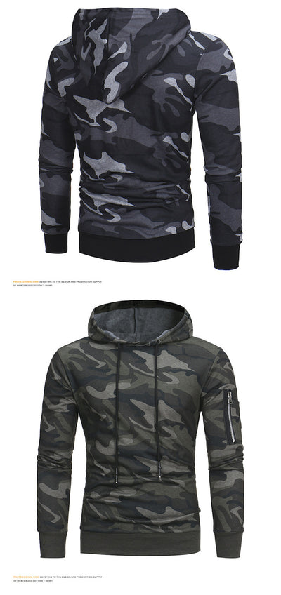 Sudadera Hoodie Estampada Suelta Manga Larga - Image 6