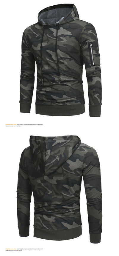 Sudadera Hoodie Estampada Suelta Manga Larga - Image 7