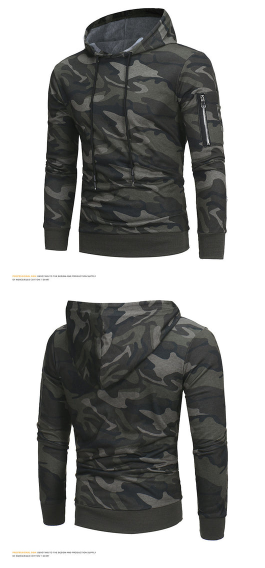 Sudadera Hoodie Estampada Suelta Manga Larga - Image 7