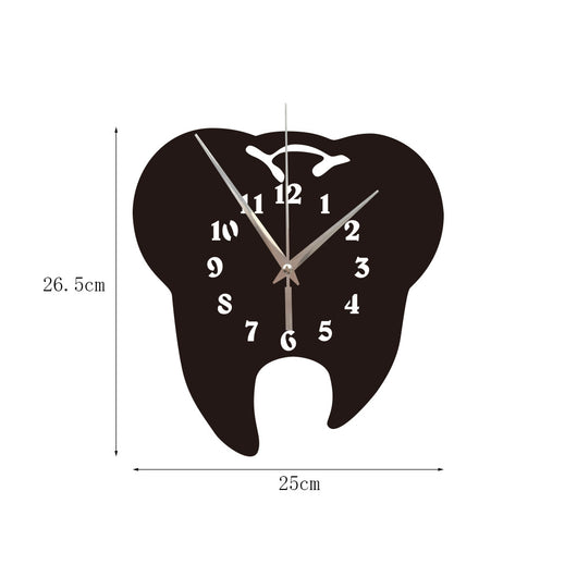Reloj de Pared Diseño Molar Cuarzo Silencioso para Sala y Oficina - Image 7