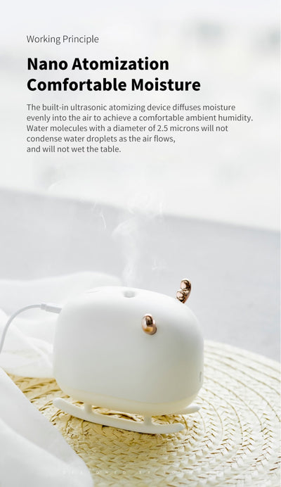Humidificador Portátil USB con Difusor Aromático Diseño Reno - Image 10