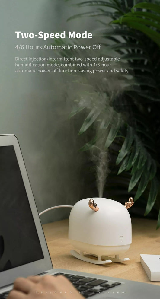 Humidificador Portátil USB con Difusor Aromático Diseño Reno - Image 14