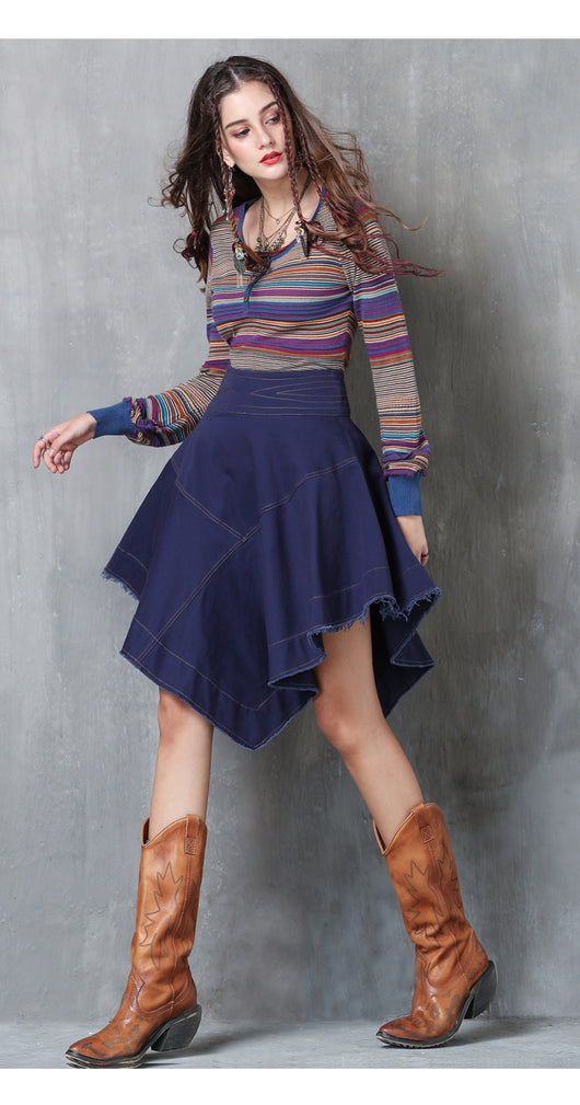 Blusa Retro de Algodón y Lino con Mangas Largas para Mujer - Image 12