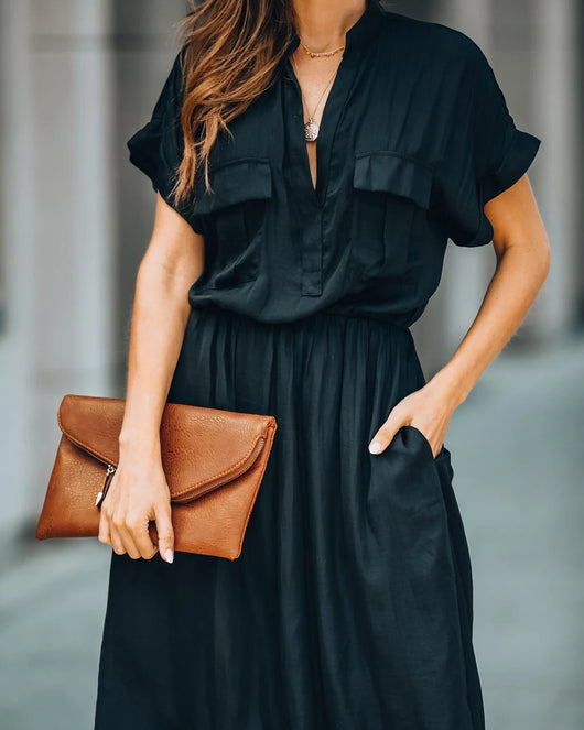 Vestido de Algodón Cómodo y Versátil - Diseño Minimalista y Fresco - Image 9