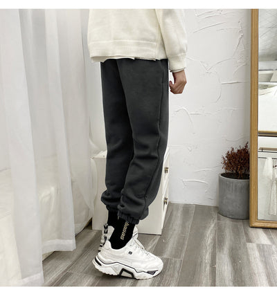 Pantalones Deportivos Plus Size Velvet Gruesos para Hombre - Image 11