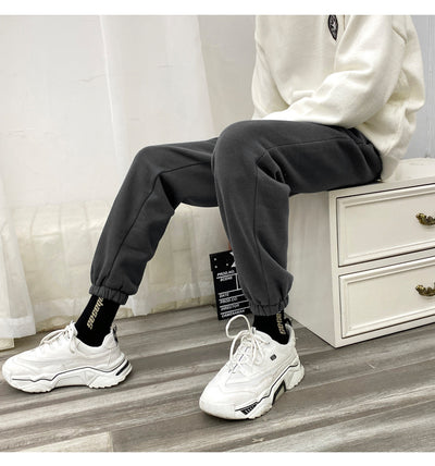 Pantalones Deportivos Plus Size Velvet Gruesos para Hombre - Image 12