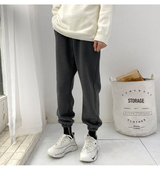 Pantalones Deportivos Plus Size Velvet Gruesos para Hombre - Image 13