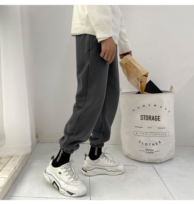 Pantalones Deportivos Plus Size Velvet Gruesos para Hombre - Image 14