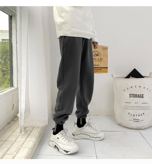 Pantalones Deportivos Plus Size Velvet Gruesos para Hombre - Image 15