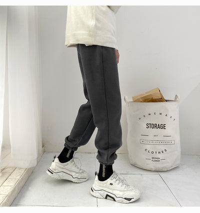 Pantalones Deportivos Plus Size Velvet Gruesos para Hombre - Image 16