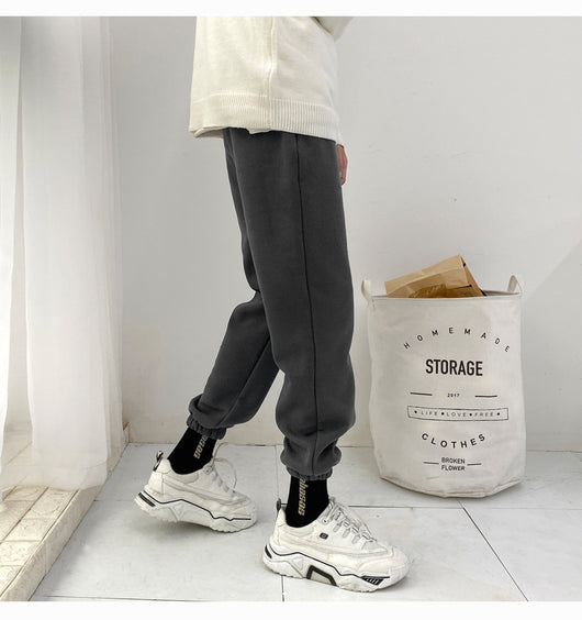 Pantalones Deportivos Plus Size Velvet Gruesos para Hombre - Image 16